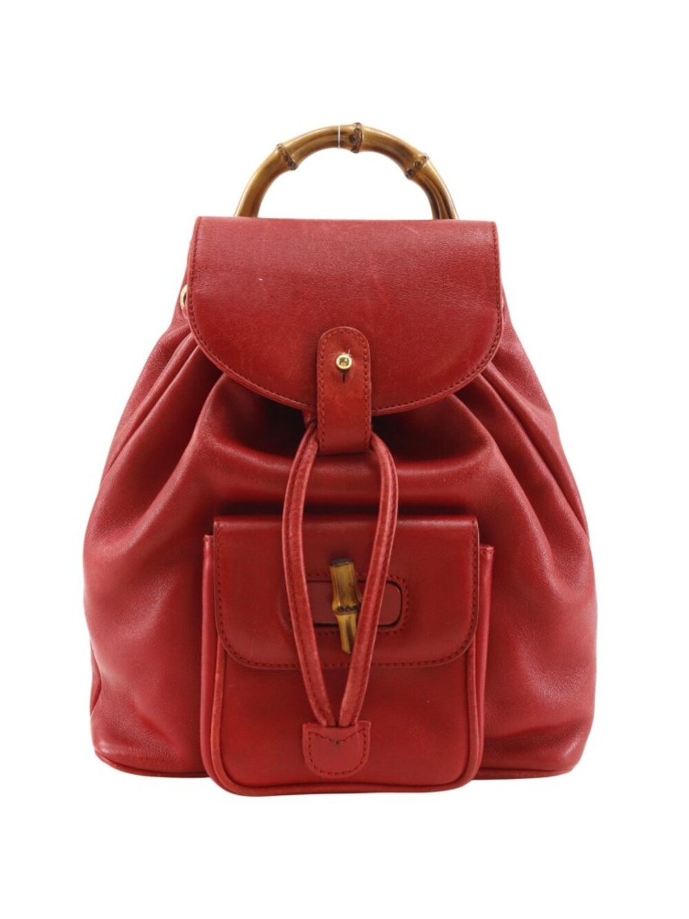 Gucci Bamboo Mini Backpack 003 Leather